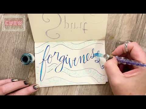 Forgiveness: Ink Drawing for The Art of Gratitude  November 26 #creatingwithkarenwade