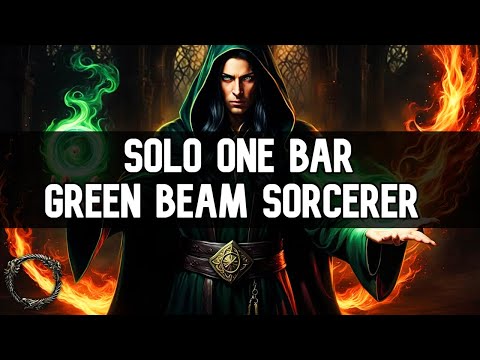 ESO - Solo One Bar Beam Sorcerer Build! | Update 48