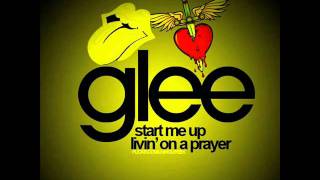 Glee: Livin on a prayer/Start me up (Male Version)