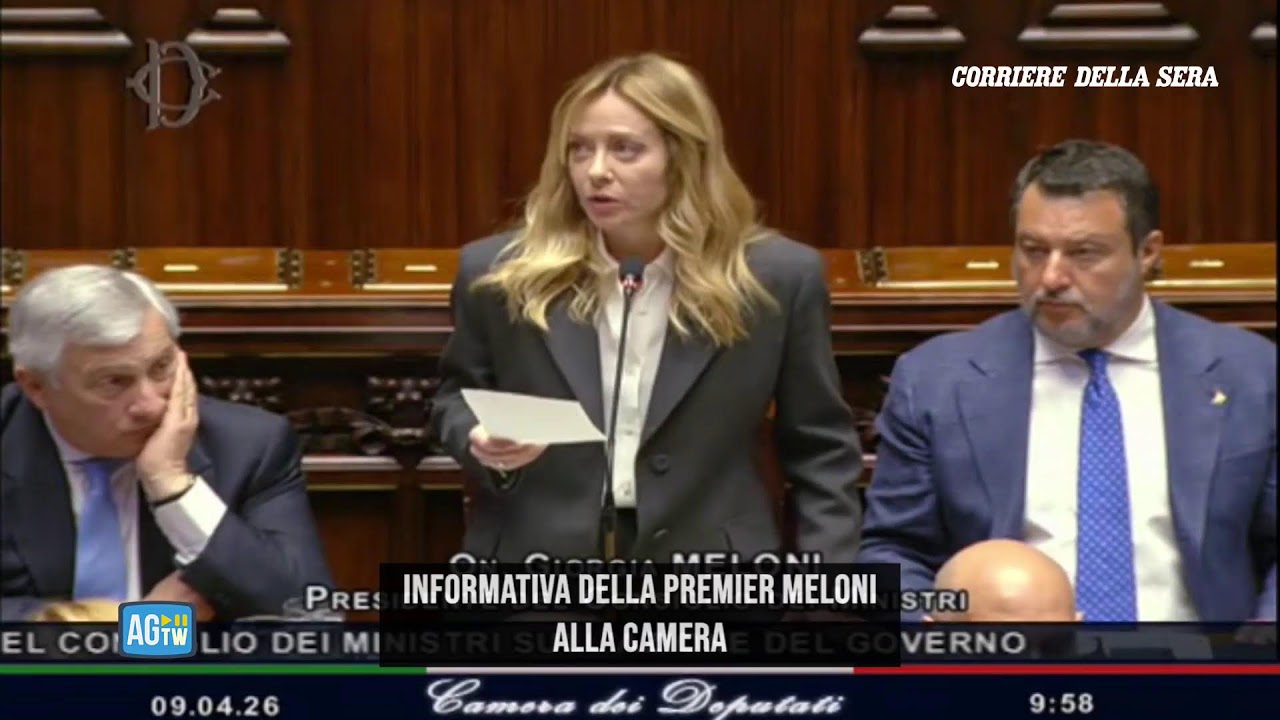 Meloni alla Camera, l'informativa