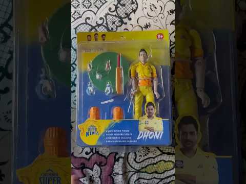 Chennai Super Kings official Dhoni - Raina - Jadeja Action Figure by Lilliputhub #csk #msd #raina💛