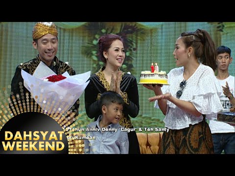 Romantis, Denny & Santy Merayakan Annive 10 Tahun Pernikahan [Dahsyat] [16 Jan 2016]