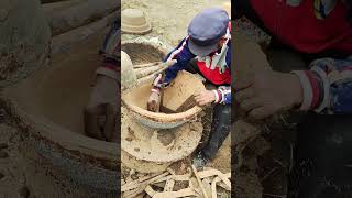 The whole process of making soup pot mold