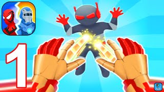 Hero Masters: Superhero Games - Gameplay Walkthrough Part 1 All Levels (iOS,Android Gameplay)