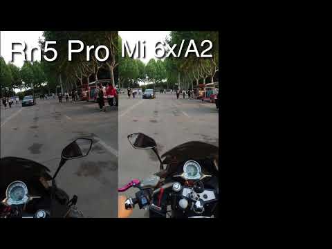 Mi 6x/Mi A2  vs Redmi Note5 Pro Video comparison side by side