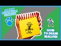 Jon Kim Blue S Clues Drawing How To Draw Waluigi