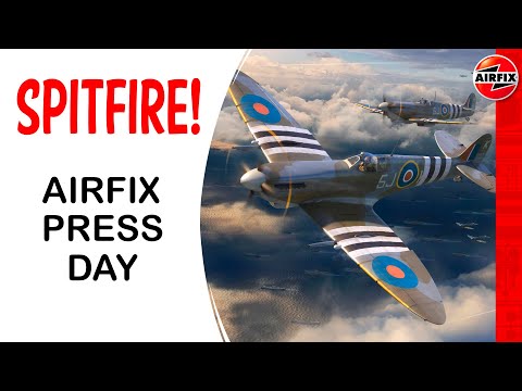 REPORT - Airfix Press Day for the new 1/24 SPITFIRE 2022 kit