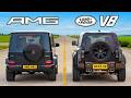 AMG G63 V V8 Defender Octa DRAG RACE