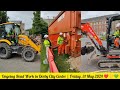 Ongoing Road Work in Derby City Centre | Friday, 31 May 2024 ❤💛💚