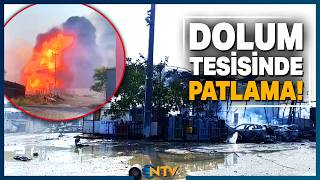 Manisa'da Oksijen Tesisinde Peş Peşe Patlama! 2 İşçinin Cansız Bedenin