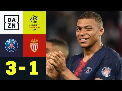Erst Meister, dann Kylian Mbappe mit Dreierpack: Paris Saint-Germain - Monaco 3:1 | Ligue 1 | DAZN