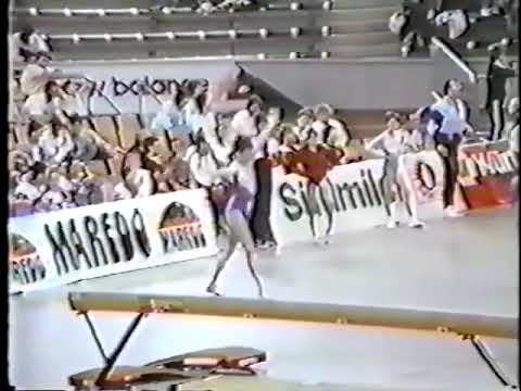 Monika Zabrzova 🇨🇿 BB AA 8.425 1986 Junior European Championships
