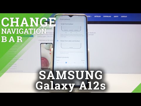 How to Set Up Gestures Navigation Bar on SAMSUNG Galaxy A12s