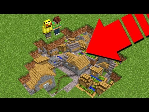 YER ALTINDA GİZLİ ŞEHİR BULDUM! - Minecraft