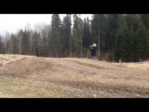 Emil på vrigstad mx knattebanan 2013