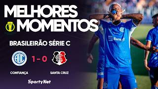 CONFIANÇA PRO TIME DO CAÇAPA - Confiança 1x0 Santa Cruz - Melhores Momentos - Série C