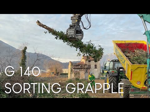 Pince de tri et de démolition renforcée pour pelle 1.5 à 35 tonnes rotation hydraulique_6