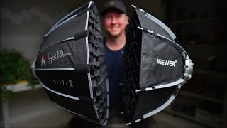Is THIS the Best Small Softbox? Aputure Mini Light Dome III vs. Neewer