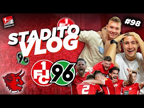 Le RETOUR EXPLOSIF des DIABLES ROUGES ! | VLOG #98 - FC Kaiserslautern/Hanover  - Betzenberg Stadion