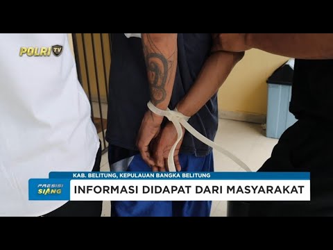 SATRESKRIM POLRES BELITUNG BERHASIL AMANKAN PENGEDAR NARKOBA