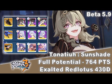 [Beta 5.9] Honkai Impact 3 SEA - [Full Potential] Exalted Redlotus 430D - Tonatiuh : Sunshade