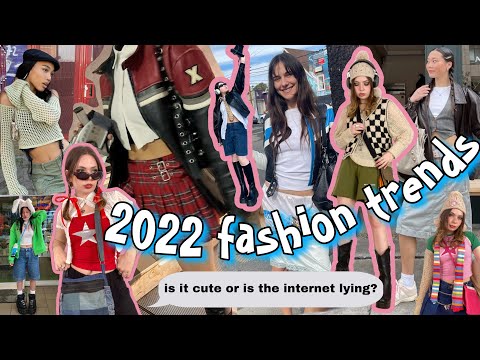 trying 2022 fashion trends | is is cute or is the internet lying to me...again?