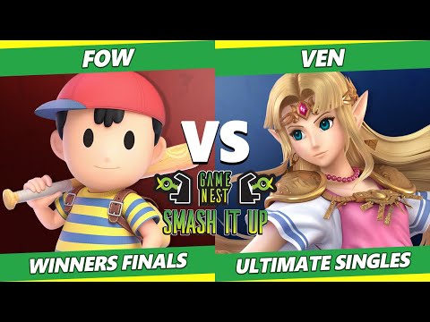 Smash It Up 22 Winners Finals - FOW (Ness) Vs. Ven (Zelda) - SSBU Ultimate Tournament