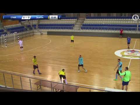 EPAM 2-2 Экситек. Мини-футбол 2017/2018. 14-й тур. Высшая лига (11.01.2018)