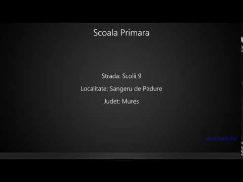 Scoala Primara Sangeru de Padure
