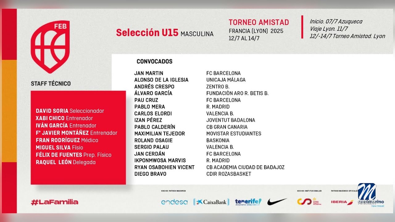 Javi Montañez, incluido en la selección nacional sub-15