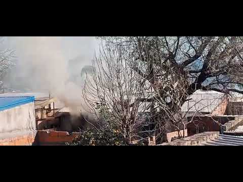 Incendio 02/07/2024 calle La Rioja 102, Puerto General San Martín