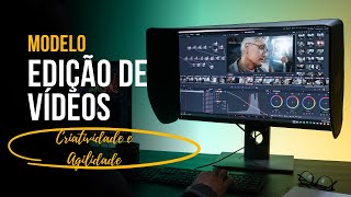 Eu vou editar, colocar animação e transições no seu vídeo