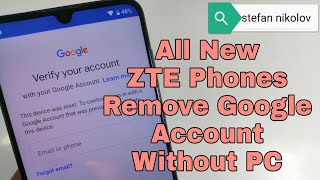 BOOM!!! ZTE Blade V10. Remove Google Account, Bypass FRP, Without PC.
