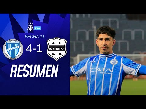 Godoy Cruz 4 vs. 1 Deportivo Riestra | #TorneoBetano | Resumen | Fecha 11