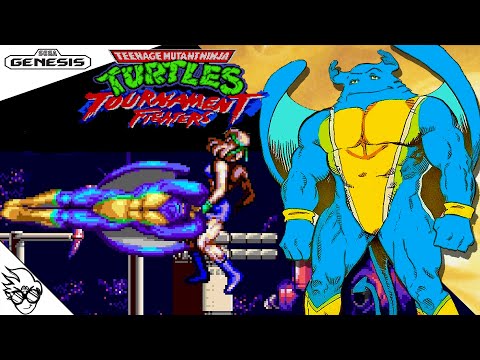 Teenage Mutant Ninja Turtles: Tournament Fighters (Sega Genesis) - Ray Fillet [LongPlay/Playthrough]