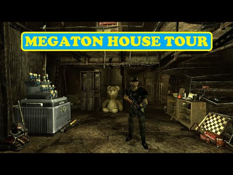 Fallout 3 Megaton House Tour - level 30 - No Mods - Xbox