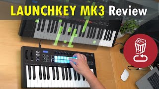 Video thumbnail for LAUNCHKEY MK3 MIDI keyboard Review & Tutorial // 25,37 vs 49,61 // Generative Arp by Novation by loopop