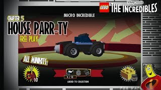 Lego The Incredibles: House Parr-ty FREE PLAY (All 10 Minikits) - HTG