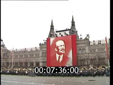 Raw Video Soviet Army Parade Red Square 1990