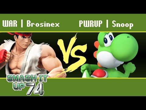 PWRUP | Snoop (Yoshi) vs WAR | Brosinex (Ryu) - SIU 74 - Wii U