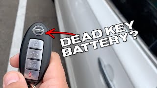 How to start Nissan with a dead key FOB battery, Push Button Start