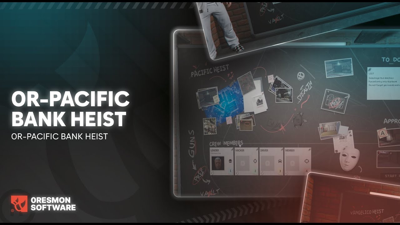 Multiplayer Pacific Heist - Teamwork, Modern DUI, Hacker, Driver, Leader , Member thumbnail 5