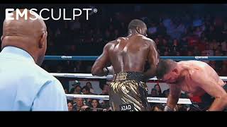 EMsculpt with Deontay Wilder former WBC heavyweight championship