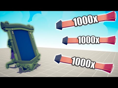 HULK MIRROR SHIELD vs 1000x OVERPOWERED UNITS - TABS | Totally Accurate Battle Simulator 2023