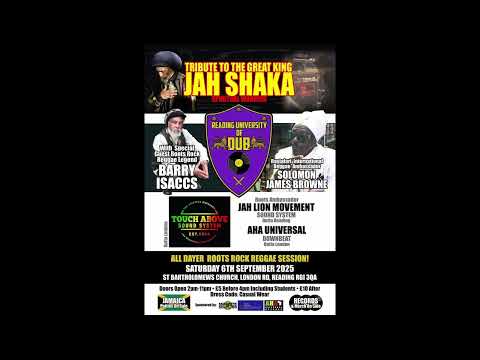 Reading University of Dub - Tribute to Jah Shaka - 5hr HQ Audio Only