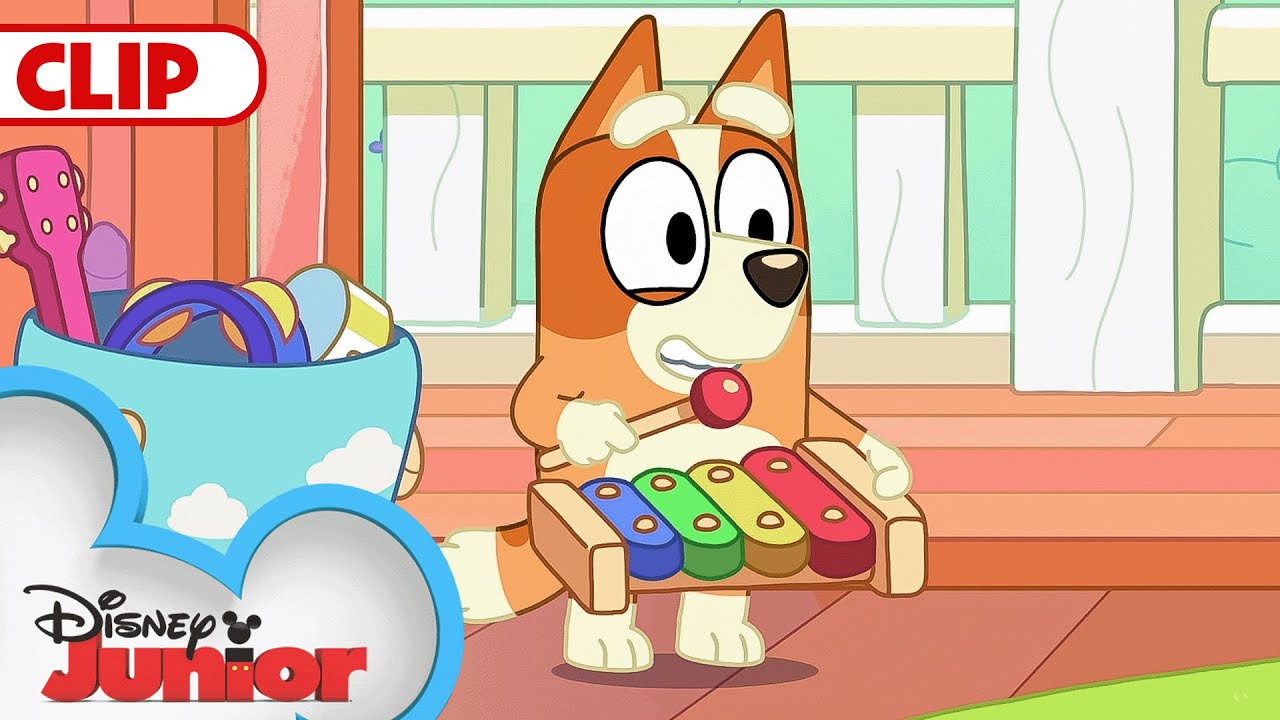Bluey Season 1 Episode 1 "Magic Xylophone" Episode Clip | @disneyjr​ | Bluey