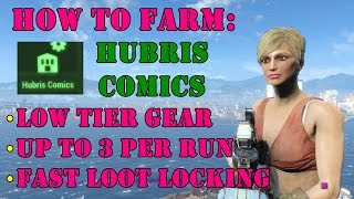 Fallout 4: How to Farm Hubris Comics (Low Tier Loot Locking)