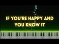 If You Re Happy And You Know It Easy Piano Tutorial Nursery Rhymes