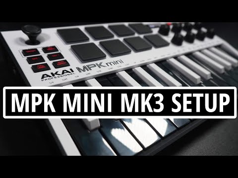 AKAI MPK MINI MK3 Complete Setup - Registration.