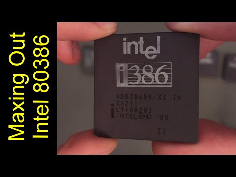 Intel 80386DX, faster that AMD am386DX? Insane overclocking results!